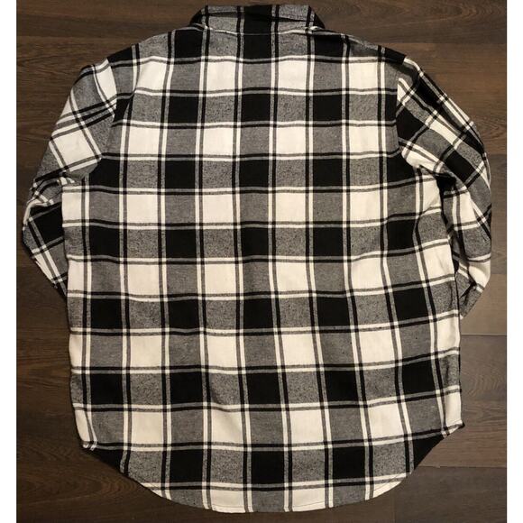 RareTrue Religion Flannel Shirt Plaid L Snap Western Logo On Pockets Mens Sz XL - Picture 5 of 12